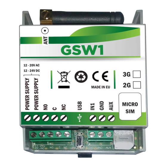 Mars GSW1 User Manual