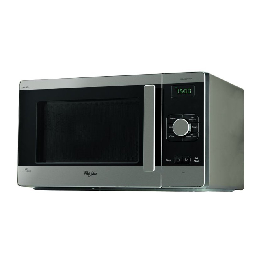 Whirlpool GT 290 IX Forno A Microonde Combinato Grill Da 25L, 700W, 1000W Grill, Indipendente, Argento