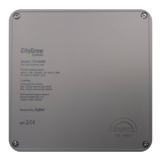 CityGrow CG401S5-FCU Manuals