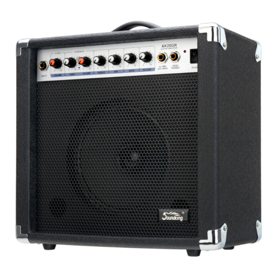 Soundking AK20BA Instruction Manual