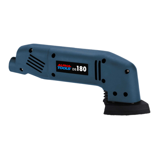 Alpha tools DS 180 Original Operating Instructions