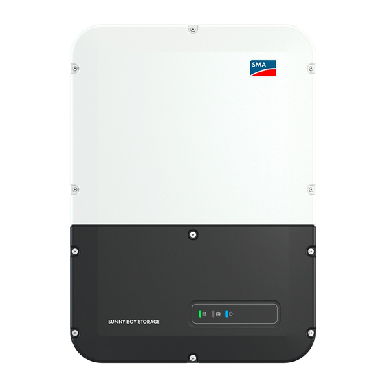 SMA SUNNY BOY STORAGE 3.7-10 Service Manual For Installers