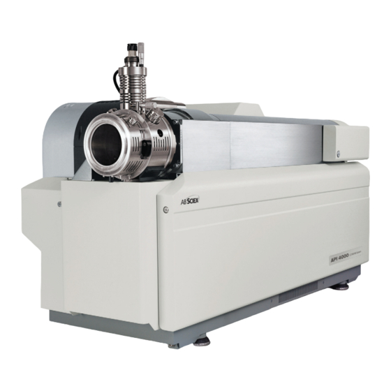 User Manuals: MDS SCIEX API 4000 LC/MS/MS Spectrometer