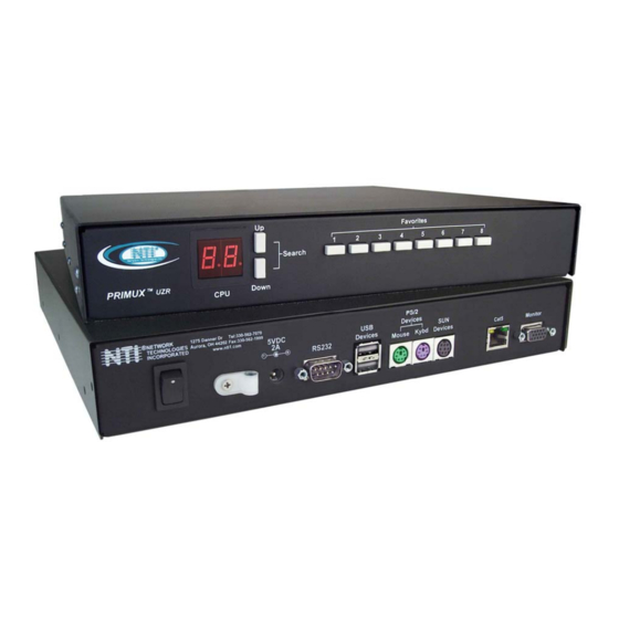NTI PRIMUX Series Firmware Upgrade Procedure