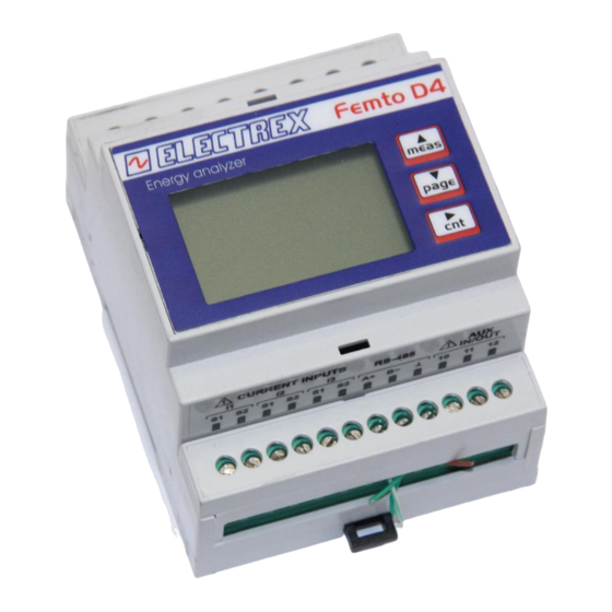 Electrex FEMTO D4 Installation Instructions