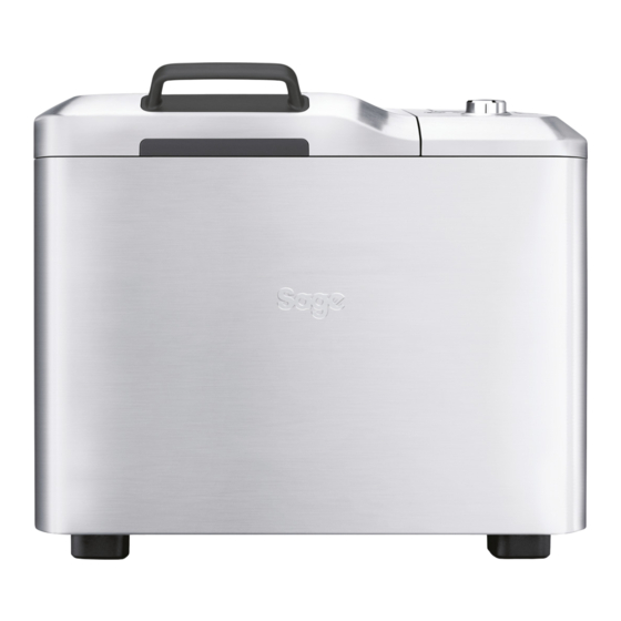 Sage the Custom Loaf Pro BBM800BSSUK Manuals