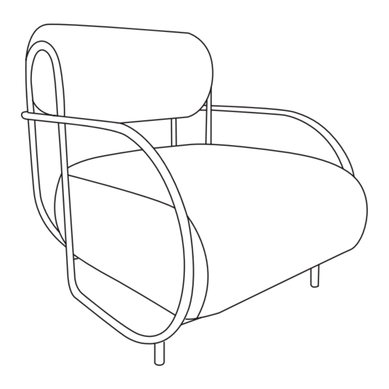 SARAH ELLISON CHROMEO ARMCHAIR Assembly Instructions