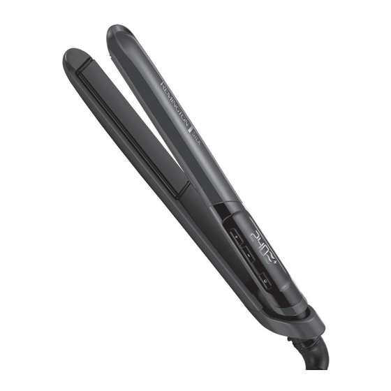 Remington Professional Silk Straightener S9600 Manual