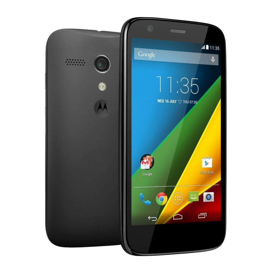 Motorola moto g - Smartphone Get Started Manual