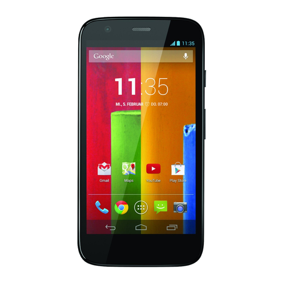 Motorola Moto G User Manual