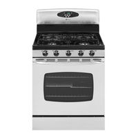 Maytag MGR5875QDW - 30 Inch Gas Range Use And Care Manual