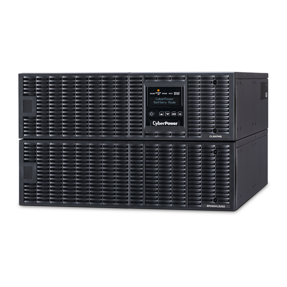 Cyber Power OL6KRTMB Installation And Operation Manual