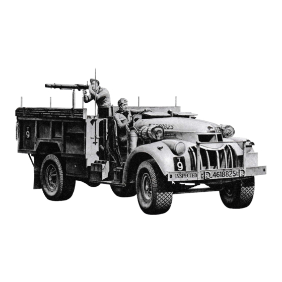 Tamiya BRITISH LRDG COMMAND CAR NORTH AFRICA Manual