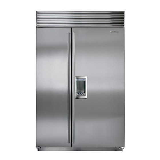 Subzero BI Series Service Manual