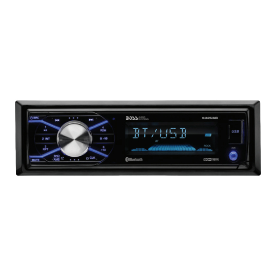 Boss Audio Systems 632UAB User Manual