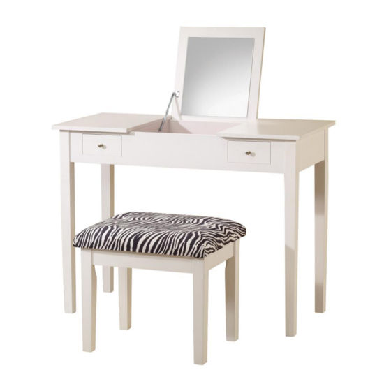 Coaster VANITY SET 300285 Assembly Instructions Manual