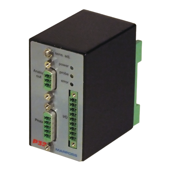 marposs G25 Installation And User Manual