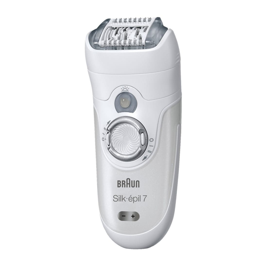 Braun Silk-epil 7 Instructions Manual