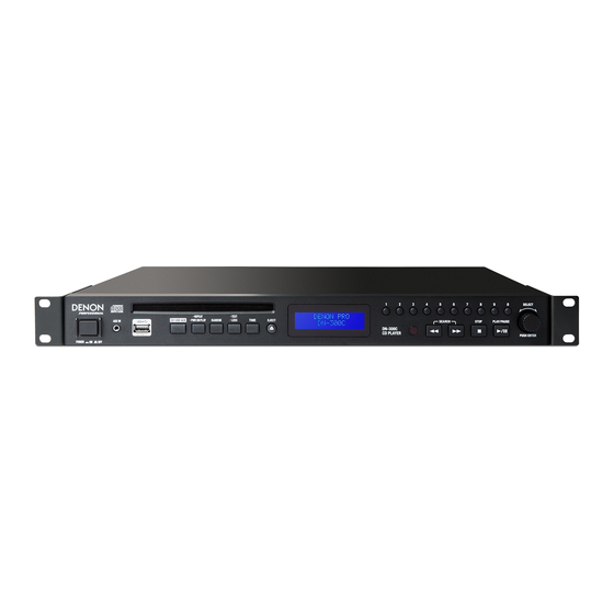 Denon DN-300C User Manual