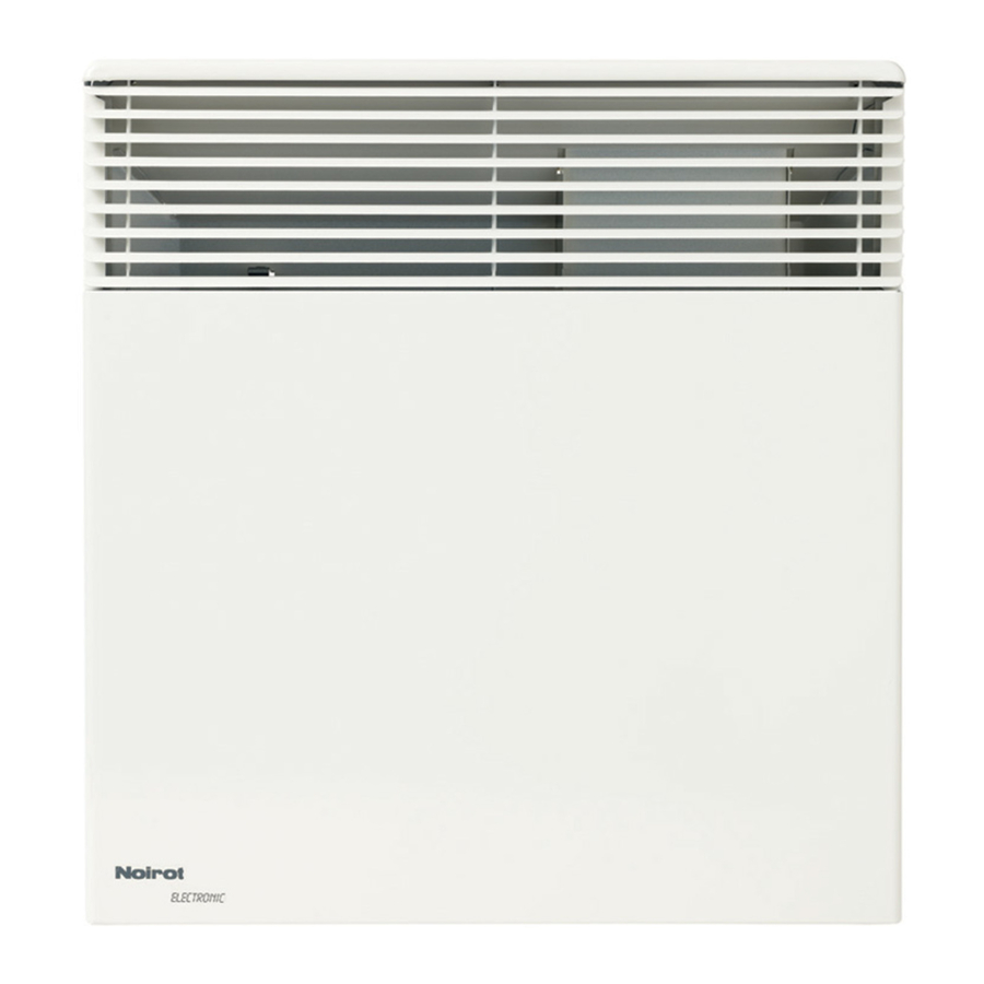 Noirot 7358-3T Operating & Installation Instructions Manual