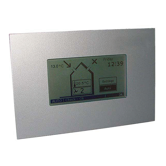 Zehnder Rittling ComfoControl Luxe Manual