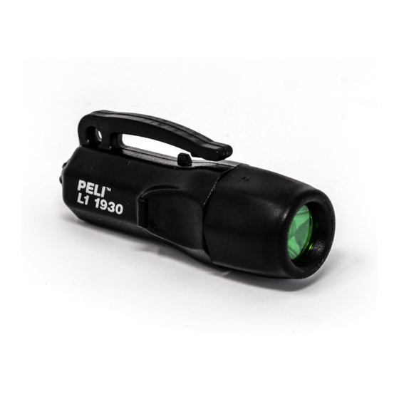 PELI L1 1930 Owner's Manual