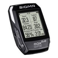 Sigma ROX GPS 11.0 User Manual