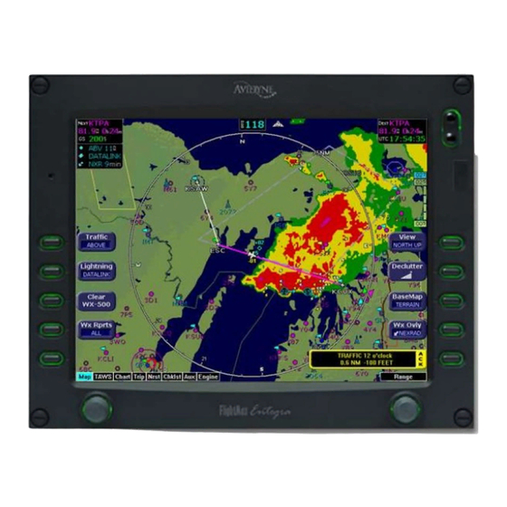 Avidyne Envision EX5000 Pilot's Manual