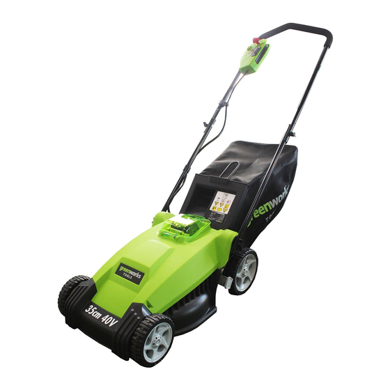 GreenWorks Tools 2500067 User Manual