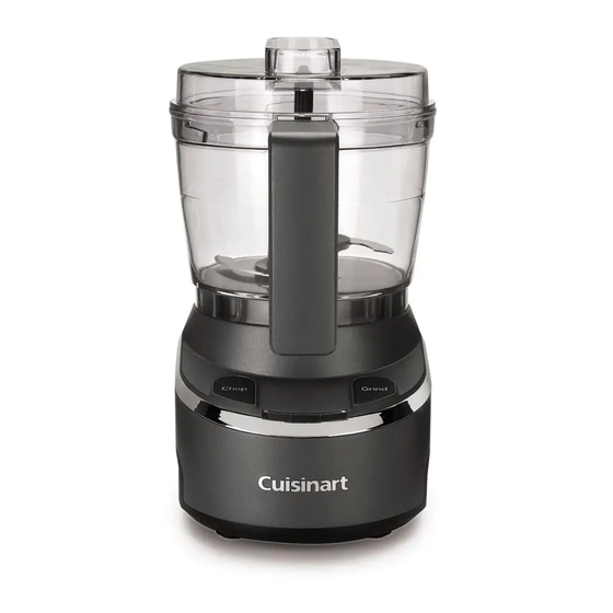 Cuisinart MINI PREP PRO Manual