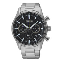 Seiko Conceptual SSB407P Instruction Manual