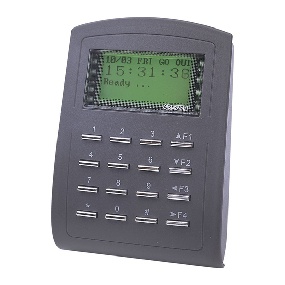Soyal AR-727H Manual