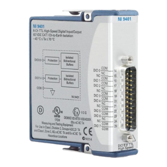 National Instruments NI 9401 Getting Started Manual