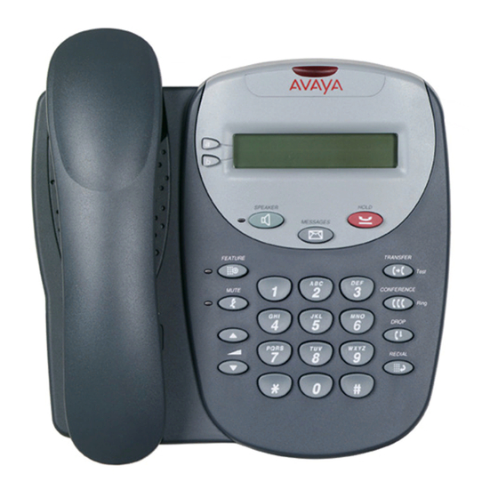 Avaya 5402 Quick Reference Manual