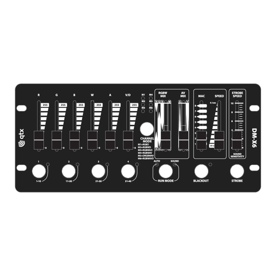 Qtx DM-X6 User Manual