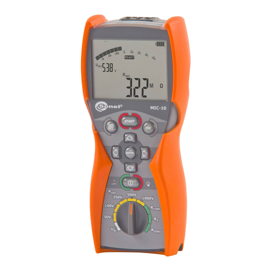 Sonel MIC-10 Operating Manual