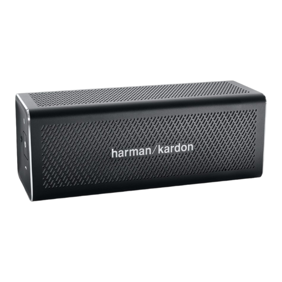 Harmon/Kardon One Quick Start Manual