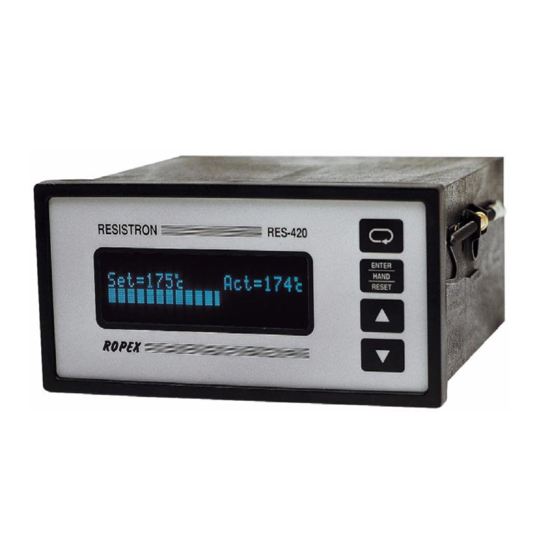 Ropex RES-102 Replacement Instructions Manual
