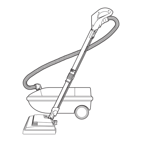 Panasonic MCV9638 - CANISTER VAC.-PLAT Manuals