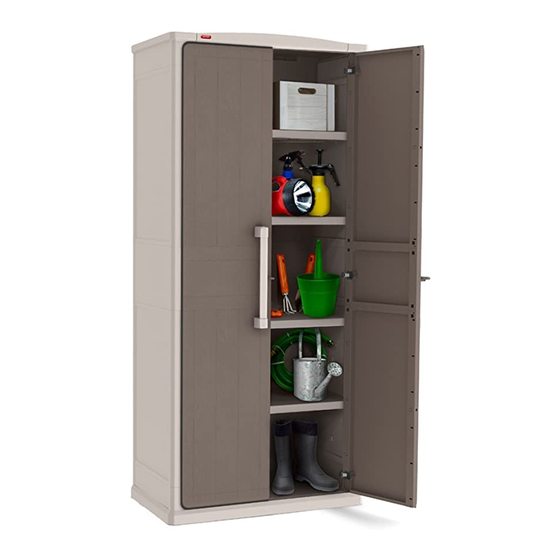 Keter OPTIMA Outdoor Utility Cabinet Manuals