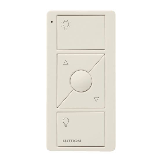 Lutron Electronics PJ2-2B Quick Start Manual