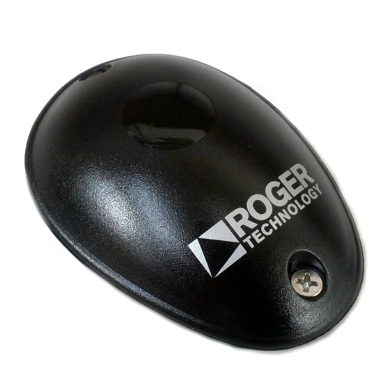 Roger Technology R90/F4ES Instructions For The Installer