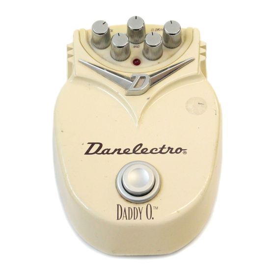 DANELECTRO DADDY O OWNER'S MANUAL Pdf Download | ManualsLib