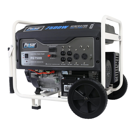 Pulsar PG7500 Operator's Manual