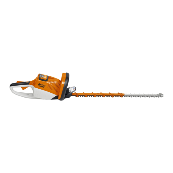 Stihl HSA 66 Instruction Manual