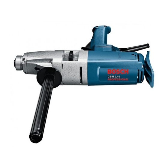 Bosch Professional GBM 23-2 Original Instructions Manual