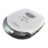 Panasonic SLS232C - PORT. COMPACT DISC Operating Instructions Manual