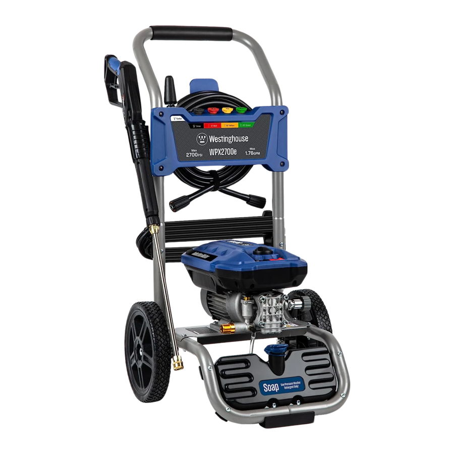 Westinghouse WPX2700e, WPX3200e - Pressure Washer Manual