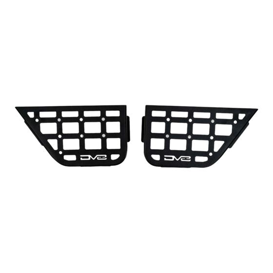 DV8 OFFROAD MPJK-08 Installation Manual