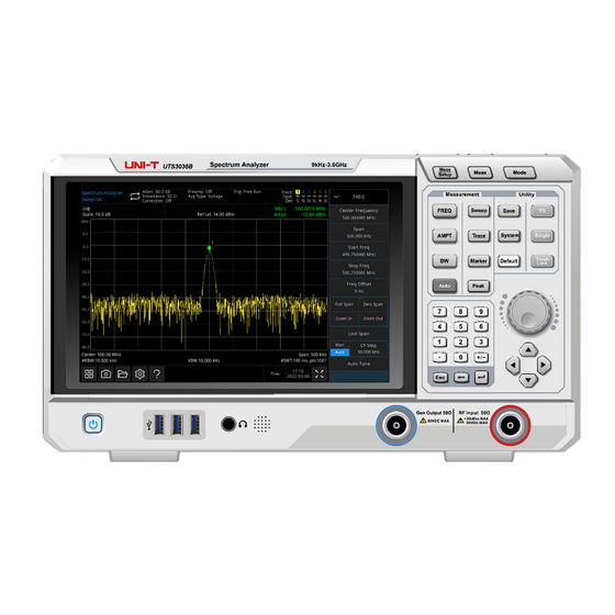 UNI-T UTS3000A Series User Manual